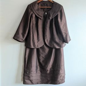 Woman's Formal Brown Dress
